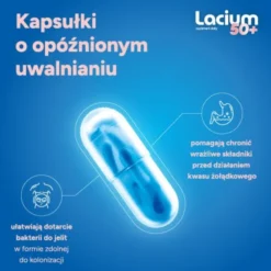 Lacium 50+, kapsułki twarde, 30 szt.