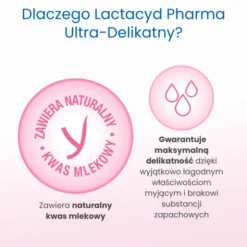 Lactacyd Pharma, ultra-delikatny płyn ginekologiczny, 250 ml, z pompką