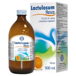 Lactulosum Hasco, 2,5 g/5 ml, syrop, 500 ml