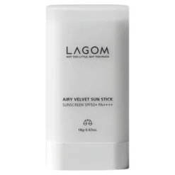 Lagom Airy Velvet Sun Stick SPF 50+ PA++++, sztyft przeciwsłoneczny twarz i ciało, 18 g
