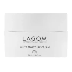Lagom White Moisture Cream, krem nawilżająco‑rozjaśniający do skóry matowej i nierównomiernej, 50 ml