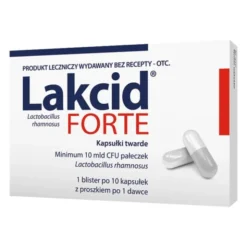 Lakcid forte, kapsułki twarde, 10 szt.