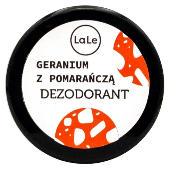 LaLe, dezodorant w kremie, geranium z pomarańczą, 50 ml