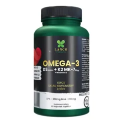 Lanco Nutritions Omega 3 + D3 + K2 MK-7, kapsułki, 60 szt.