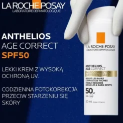 La Roche-Posay Anthelios Age Correct, codzienna fotoprotekcja przeciwstarzeniowa SPF 50, 50 ml