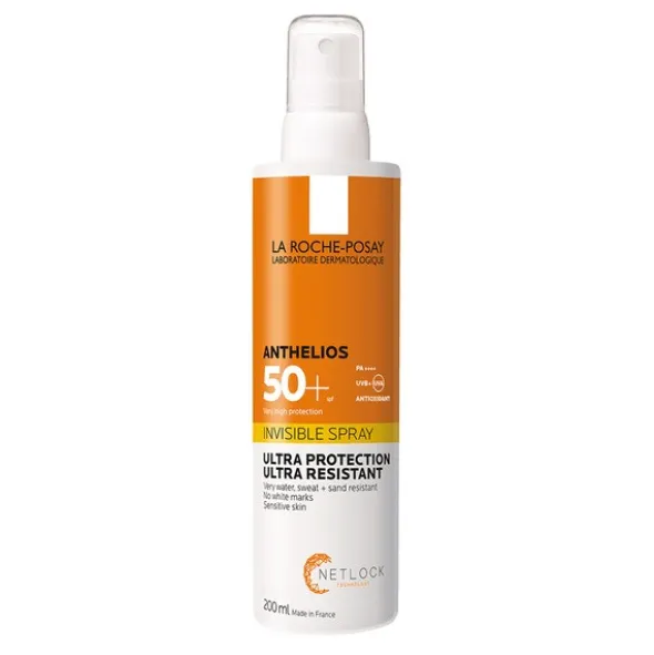 La Roche-Posay Anthelios Invisible, niewidoczny spray SPF 50+, 200 ml