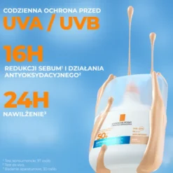 La Roche-Posay Anthelios UV AIR, ultra-lekkie serum ochronne barwiące SPF 50+, 50 ml