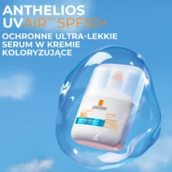 La Roche-Posay Anthelios UV AIR, ultra-lekkie serum ochronne barwiące SPF 50+, 50 ml
