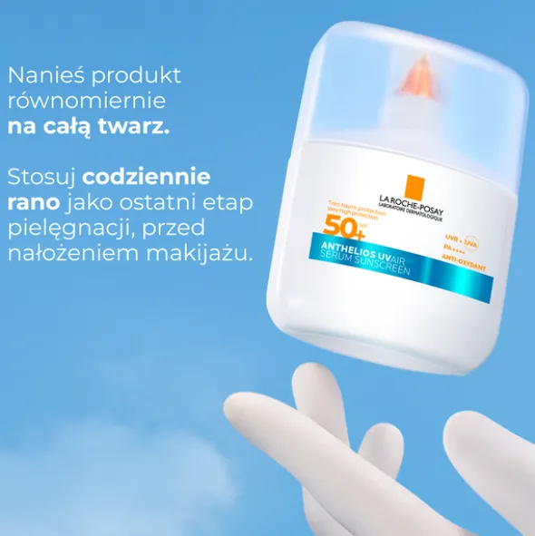 La Roche-Posay Anthelios UV AIR, ultra-lekkie serum ochronne SPF 50+, 50 ml
