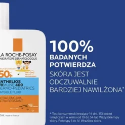 La Roche-Posay Anthelios UVMUNE 400 DP, niewidoczny fluid SPF 50+ dla dzieci, 50 ml