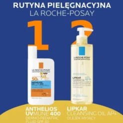 La Roche-Posay Anthelios UVMUNE 400 DP, niewidoczny fluid SPF 50+ dla dzieci, 50 ml
