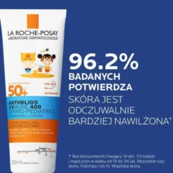 La Roche-Posay Anthelios UVMUNE 400 DP, nawilżające mleczko do twarzy i ciała dla dzieci, SPF 50+, 250 ml