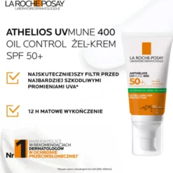 La Roche-Posay Anthelios UVMUNE 400 Oil-Control, żel-krem SPF 50+, 50 ml