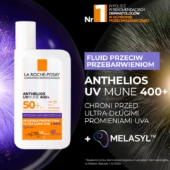 La Roche-Posay Anthelios UVMUNE 400, fluid przeciw przebarwieniom SPF50+, 50 ml