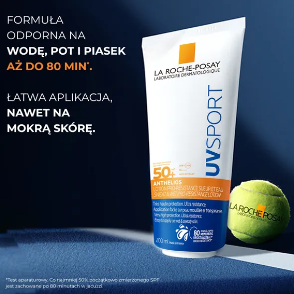 La Roche-Posay Anthelios UVSPORT, mleczko ochronne, bardzo wysoka ochrona SPF 50+, 200 ml