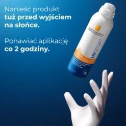 La Roche-Posay Anthelios UVSPORT, niewidoczna mgiełka odświeżająca SPF 50+, 200 ml
