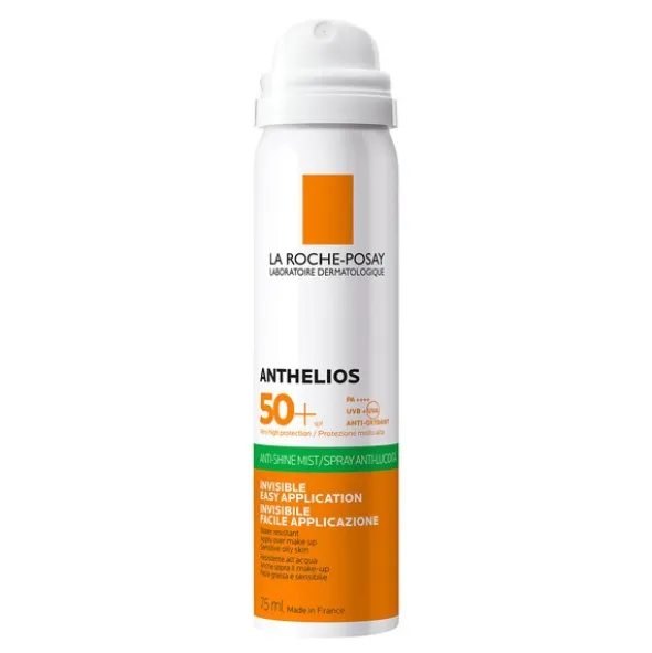 La Roche-Posay Anthelios XL, mgiełka do twarzy przeciw błyszczeniu się skóry, SPF 50, 75 ml