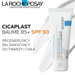 La Roche-Posay Cicaplast Baume B5+, Silnie Regenerujący Balsam Kojący SPF50, 40 ml