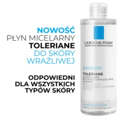 La Roche-Posay Eau Micellaire Toleriane, płyn micelarny dla skóry wrażliwej, 400 ml