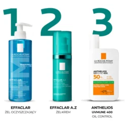 La Roche-Posay Effaclar A.Z., krem-żel do skóry z trądzikiem i zmarszczkami, 40 ml