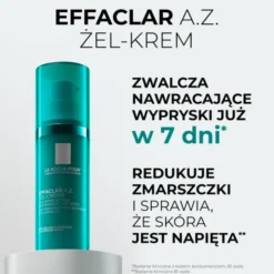 La Roche-Posay Effaclar A.Z., krem-żel do skóry z trądzikiem i zmarszczkami, 40 ml
