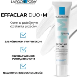 La Roche-Posay Effaclar Duo+ M, krem o potrójnym działaniu przeciw niedoskonałościom, 40 ml