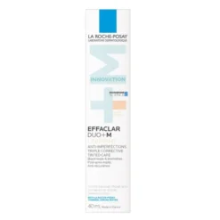 La Roche-Posay Effaclar DUO+M Unifiant, krem koloryzujący na niedoskonałości o potrójnym działaniu, 40 ml