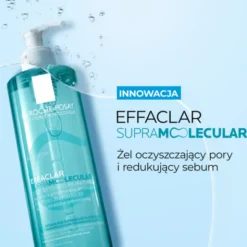 La Roche-Posay Effaclar, żel oczyszczający pory i redukujący sebum dla skóry tłustej, 400 ml