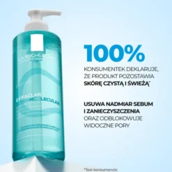 La Roche-Posay Effaclar, żel oczyszczający pory i redukujący sebum dla skóry tłustej, 400 ml