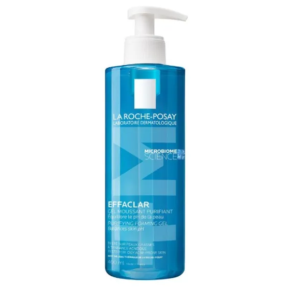 La Roche-Posay Effaclar Foaming Gel, żel oczyszczający dla skóry skłonnej do trądziku, 400 ml