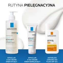 La Roche-Posay Effaclar H ISO-Biome, krem nawilżający do twarzy, 40 ml