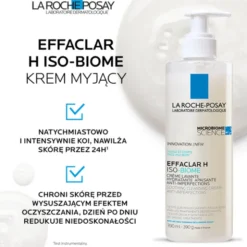 La Roche-Posay Effaclar H ISO-Biome, kojący krem myjący, 200 ml