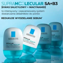 La Roche-Posay Effaclar, krem-żel matująco-nawilżający do skóry tłustej, 40 ml