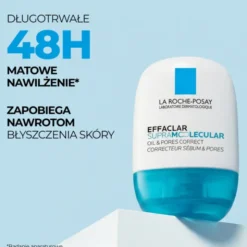 La Roche-Posay Effaclar, krem-żel matująco-nawilżający do skóry tłustej, 40 ml