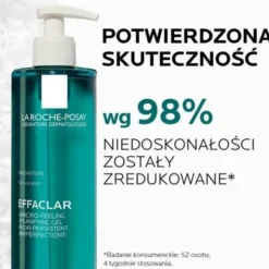 La Roche-Posay Effaclar, Micro-peeling żel mikrozłuszczający oczyszczający do twarzy i ciała, 400 ml