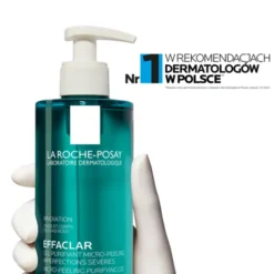 La Roche-Posay Effaclar, Micro-peeling żel mikrozłuszczający oczyszczający do twarzy i ciała, 400 ml