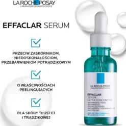 La Roche-Posay Effaclar, skoncentrowane serum na niedoskonałości i przebarwienia potrądzikowe, 30 ml