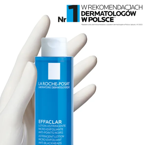 La Roche-Posay Effaclar, tonik złuszczający przeciw zaskórnikom, 200 ml