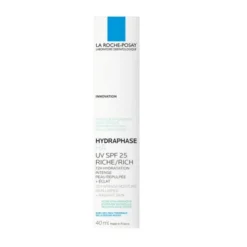 La Roche-Posay Hydraphase HA UV Rich, intensywnie nawilżający krem do skóry normalnej i suchej SPF25, 40 ml