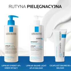 La Roche-Posay Lipikar Baume Light AP+M, lekki balsam regenerujący do ciała, 400 ml