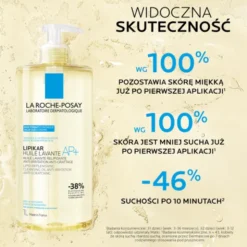 La Roche-Posay, Lipikar Huile Lavante AP+, olejek myjący, 1 l