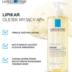 La Roche-Posay Lipikar Oil AP+, olejek myjący uzupełniający poziom lipidów, 400 ml