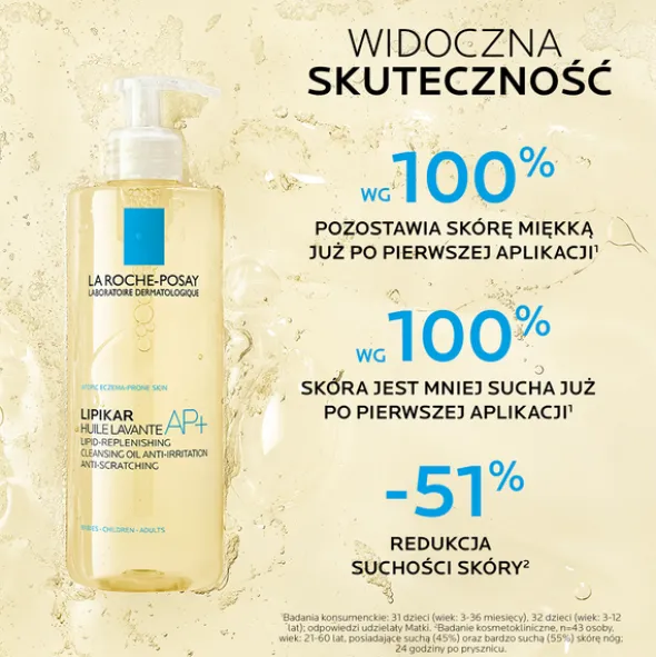 La Roche-Posay Lipikar Oil AP+, olejek myjący uzupełniający poziom lipidów, 400 ml