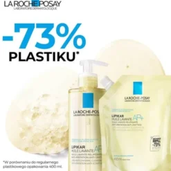 La Roche-Posay Lipikar, olejek myjący AP+ uzupełniający poziom lipidów, refill, 400 ml