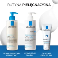 La Roche-Posay Lipikar Syndet AP+, ultradelikatny krem myjący do ciała, dla skóry skłonnej do atopii, 200 ml