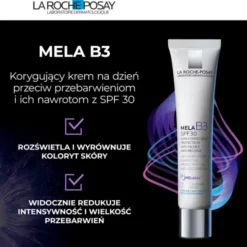 La Roche-Posay Mela B3, krem korygujący przeciw przebarwieniom SPF 30, 40 ml