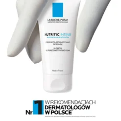 La Roche-Posay Nutritic Intense, krem odżywczo-regenerujący do skóry wrażliwej i suchej, 50 ml