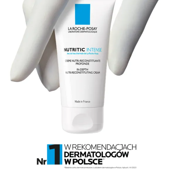 La Roche-Posay Nutritic Intense, krem odżywczo-regenerujący do skóry wrażliwej i suchej, 50 ml