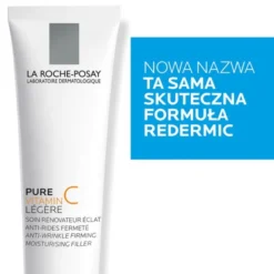 La Roche-Posay Pure Vitamin C Light, nawilżający krem przeciwzmarszczkowy z czystą witaminą C, 40 ml