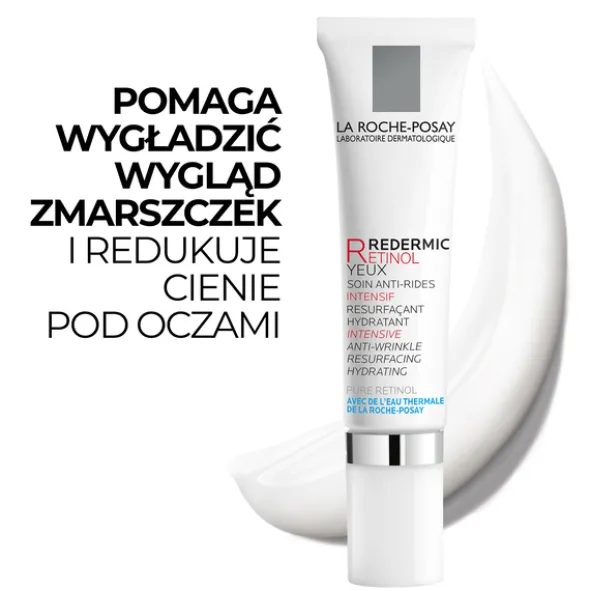 La Roche-Posay Redermic R, intensywna przeciwzmarszczkowa kuracja pielęgnacyjna pod oczy, 15 ml